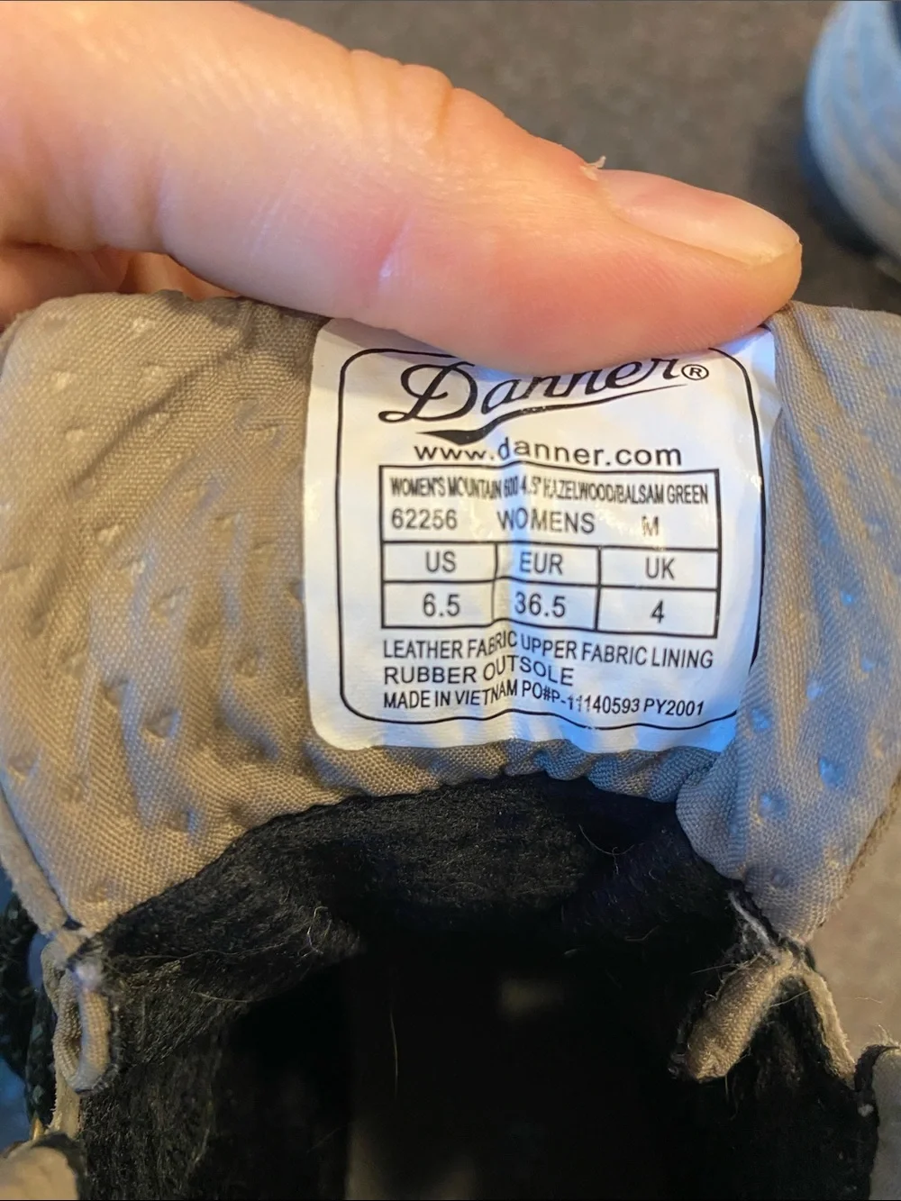 Danner Light Grayish/Brown Suede Hiking Boots
